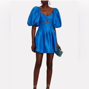 Aje Blue Mini Dress